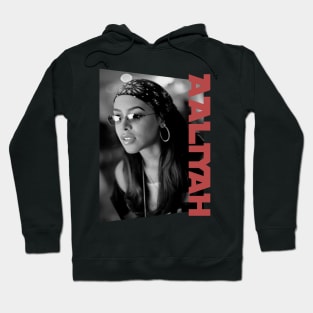 aaliyah monochrome style Hoodie